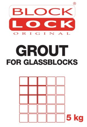 Glasblocksfog 5 kg
